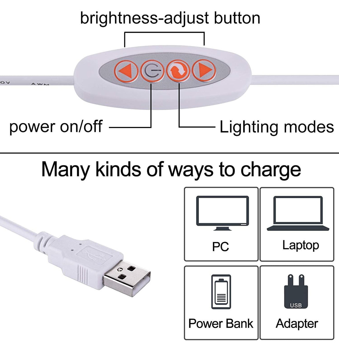 5W LED Clip-On Desk Lamp