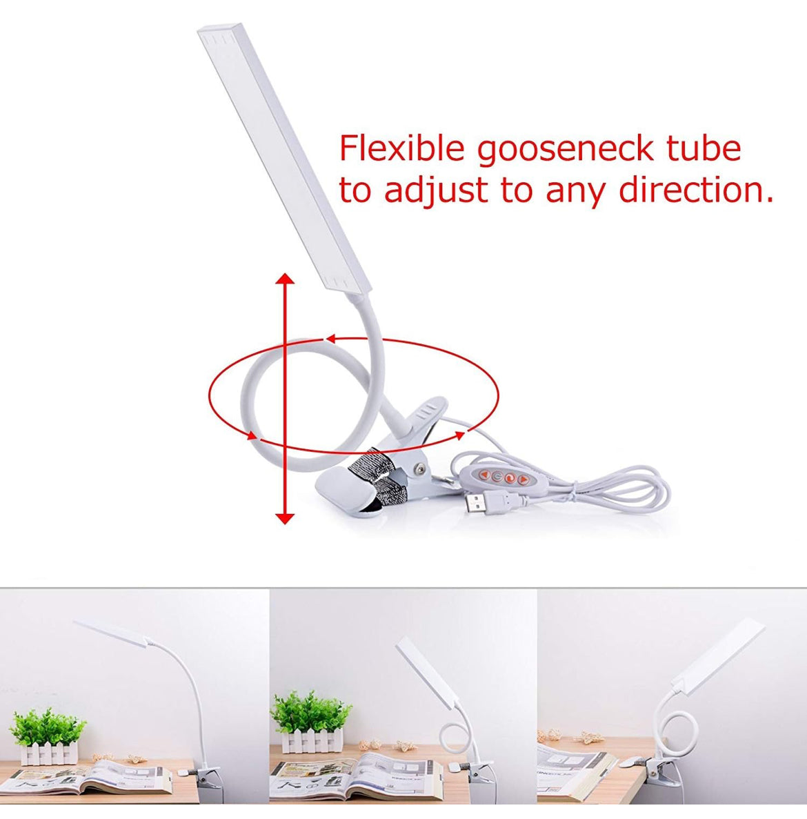 5W LED Clip-On Desk Lamp